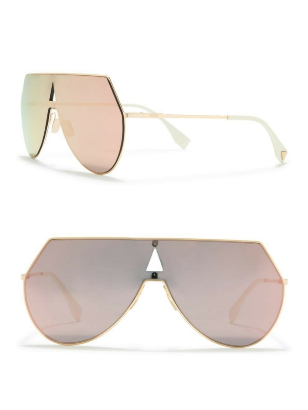 Fendi Oversized Shield Sunglasses in Pink Gradient FF0193 - Picture 8 of 9